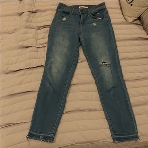 Levi 721 ankle cutoff jeans